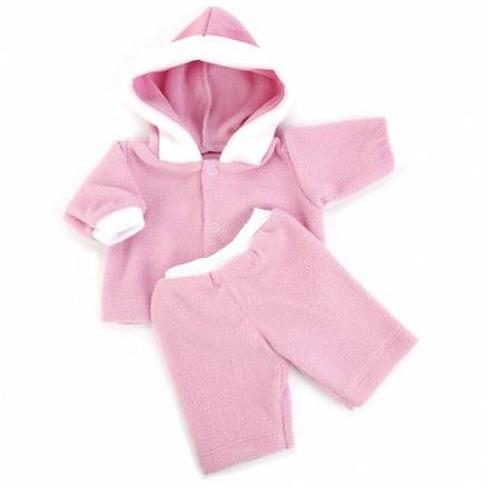 Комплект одежды для куклы 40-42 см – флис розовый 